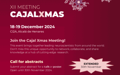 The call for abstracts for the Cajal XMas meeting 2024 is extended 30 th November